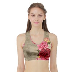 Flower 1646069 960 720 Sports Bra With Border by vintage2030