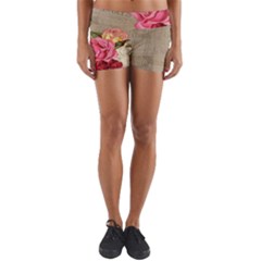 Flower 1646069 960 720 Yoga Shorts by vintage2030