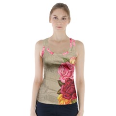 Flower 1646069 960 720 Racer Back Sports Top by vintage2030