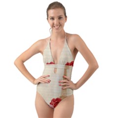 Vintage 1254711 960 720 Halter Cut-out One Piece Swimsuit