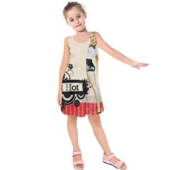 Retro 1112777 960 720 Kids  Sleeveless Dress by vintage2030