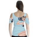 Retro 1107640 960 720 Butterfly Sleeve Cutout Tee  View2