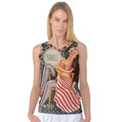 Retro 1410650 960 720 Women s Basketball Tank Top by vintage2030