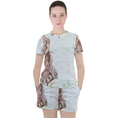 Background 1426677 1920 Women s Tee And Shorts Set