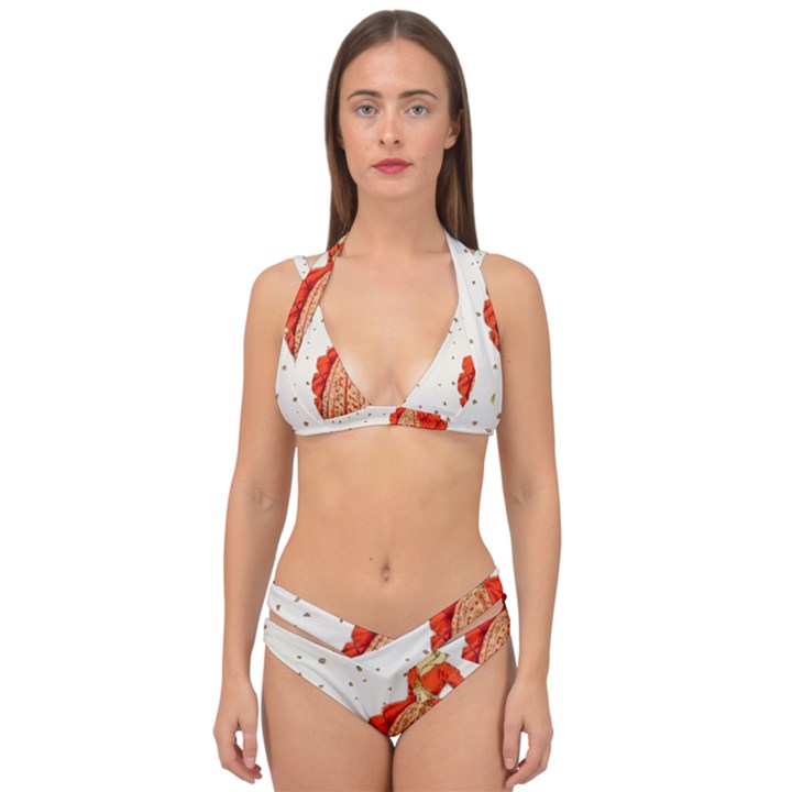 Background 1426676 1920 Double Strap Halter Bikini Set