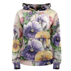 Lowers Pansy Women s Pullover Hoodie by vintage2030