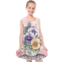 Lowers Pansy Kids  Cross Back Dress