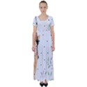 Retro 1410690 1920 High Waist Short Sleeve Maxi Dress View1