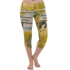 Vintage 1395176 1280 Capri Yoga Leggings by vintage2030