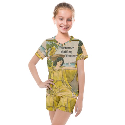 Vintage 1395176 1280 Kids  Mesh Tee And Shorts Set by vintage2030