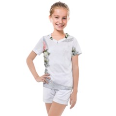 Background 1362160 1920 Kids  Mesh Tee And Shorts Set