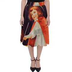 Haloweencard2 Folding Skater Skirt