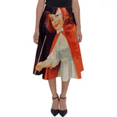 Haloweencard2 Perfect Length Midi Skirt by vintage2030