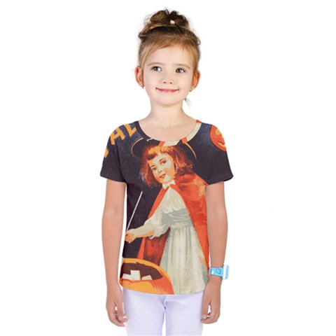 Haloweencard2 Kids  One Piece Tee by vintage2030