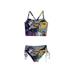 Playing Skeleton Girls  Tankini Swimsuit