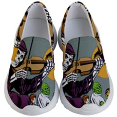 Playing Skeleton Kid s Lightweight Slip Ons