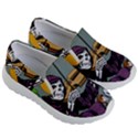 Playing Skeleton Kid s Lightweight Slip Ons View3