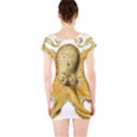 Gold Octopus Short Sleeve Bodycon Dress View2