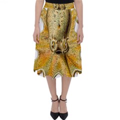 Gold Octopus Folding Skater Skirt