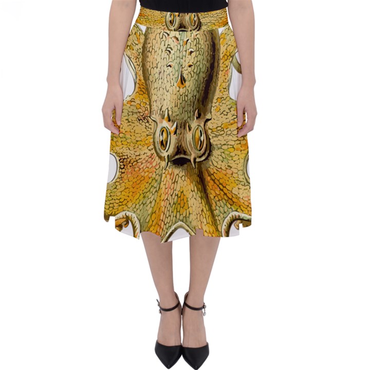 Gold Octopus Folding Skater Skirt