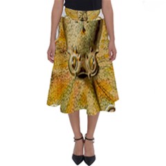 Gold Octopus Perfect Length Midi Skirt by vintage2030