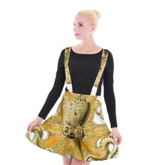 Gold Octopus Suspender Skater Skirt by vintage2030