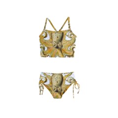 Gold Octopus Girls  Tankini Swimsuit