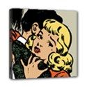 Hugging Retro Couple Mini Canvas 8  x 8  (Stretched) View1