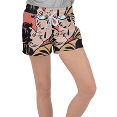 Retrocouplekissing Women s Velour Lounge Shorts