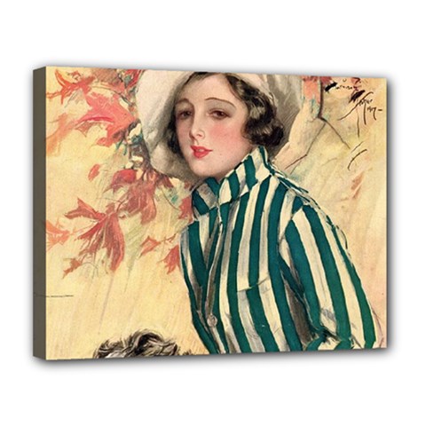 Cosmopolitan Fc November 1917 Canvas 14  X 11  (stretched) by vintage2030