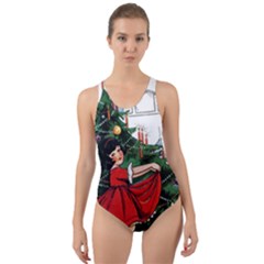 Christmas 1912802 1920 Cut-out Back One Piece Swimsuit by vintage2030