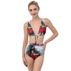 Christmas 1912802 1920 Tied Up Two Piece Swimsuit by vintage2030