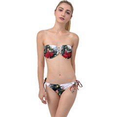 Christmas 1912802 1920 Twist Bandeau Bikini Set by vintage2030