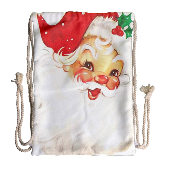 Santa Claus 1827265 1920 Drawstring Bag (Large)