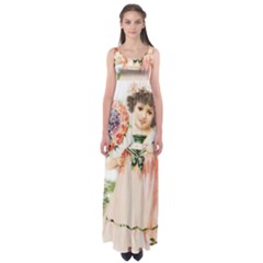 Girl 1731727 1920 Empire Waist Maxi Dress by vintage2030