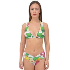 Girl 1731722 1920 Double Strap Halter Bikini Set