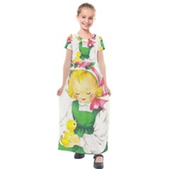 Girl 1731722 1920 Kids  Short Sleeve Maxi Dress