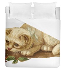 Cat 1827211 1920 Duvet Cover (queen Size) by vintage2030