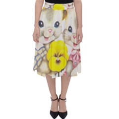 Rabbits 1731749 1920 Folding Skater Skirt