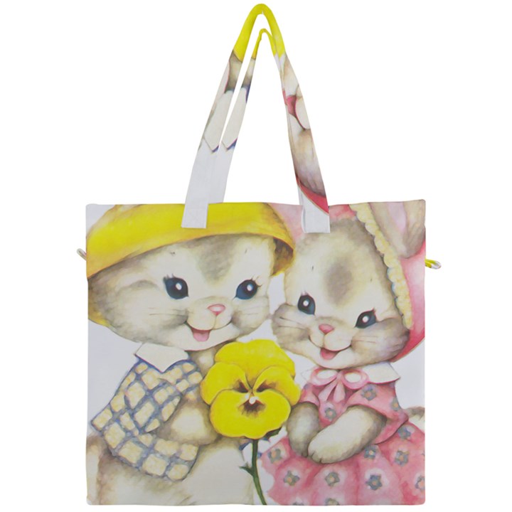 Rabbits 1731749 1920 Canvas Travel Bag