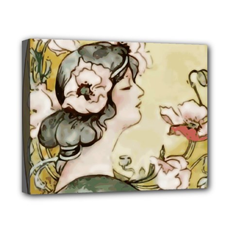 Lady 1650603 1920 Canvas 10  X 8  (stretched) by vintage2030