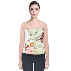 Elephant 1650653 1920 Velvet Spaghetti Strap Top