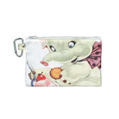 Elephant 1650653 1920 Canvas Cosmetic Bag (small)