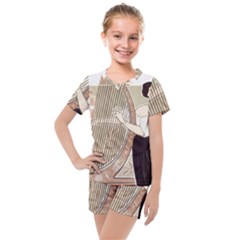 Woman 1503387 1920 Kids  Mesh Tee And Shorts Set