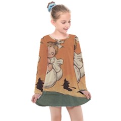 Halloween 1461955 1920 Kids  Long Sleeve Dress