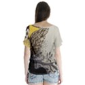 Owl 1462736 1920 V-Neck Flutter Sleeve Top View2