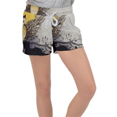 Owl 1462736 1920 Women s Velour Lounge Shorts