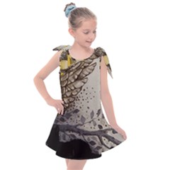 Owl 1462736 1920 Kids  Tie Up Tunic Dress by vintage2030