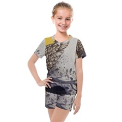 Owl 1462736 1920 Kids  Mesh Tee And Shorts Set