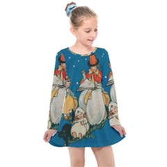 Witch 1461949 1920 Kids  Long Sleeve Dress by vintage2030